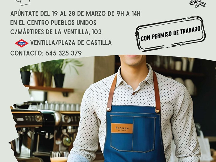 CURSO DE CAMARERO Y BARISTA